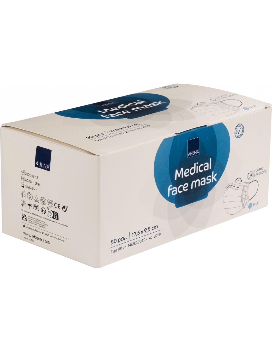 Masti medicale 3 straturi Abena IIR - 50 buc