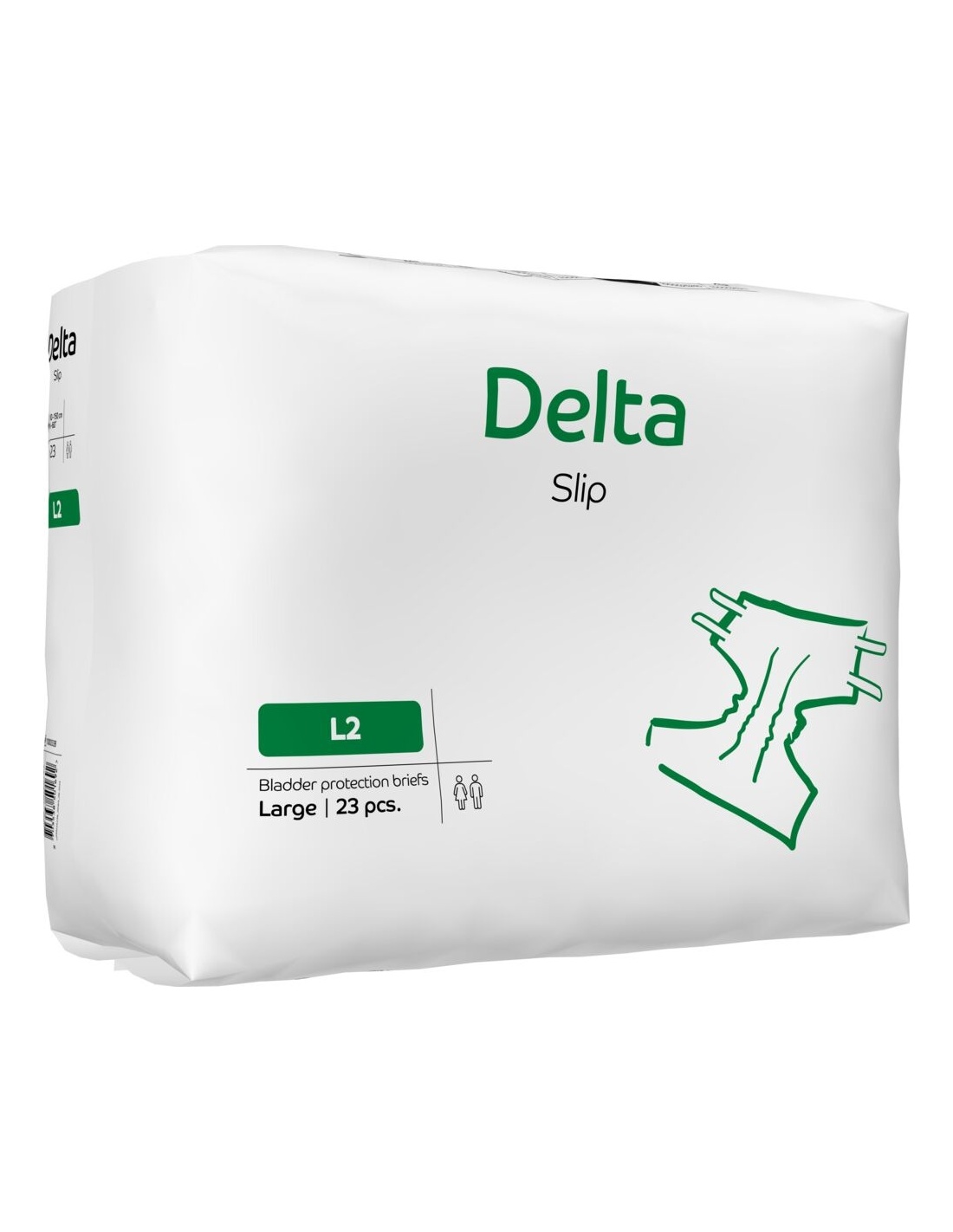 Delta Slip L2 2700 ml - Scutece incontinenta adulti - 23 buc