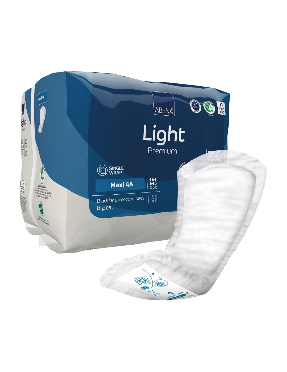 Abena Light Maxi 4A - Absorbante anatomice - 8 buc