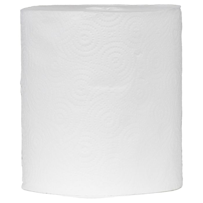 Rola prosop hartie derulare centrala 19cmx80m, 2 straturi, DE 19cm, 100% celuloza, alb  - 12 role