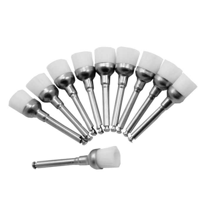 Periute detartraj din nylon, PRIMA, forma de cupa, diferite culori, 10 bucati