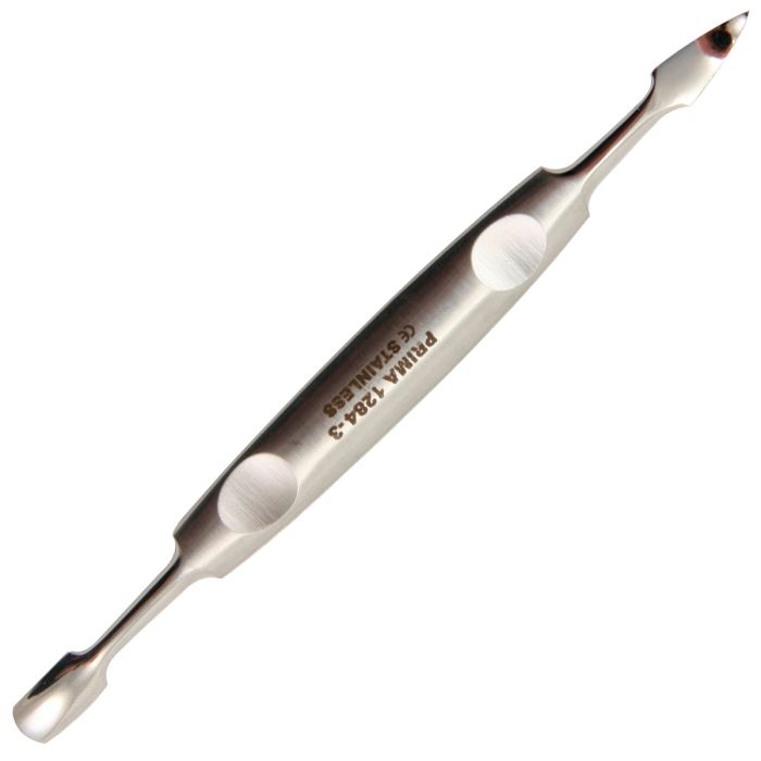 Chiureta profesionala cu 2 capete pentru manichiura si pedichiura, 12cm