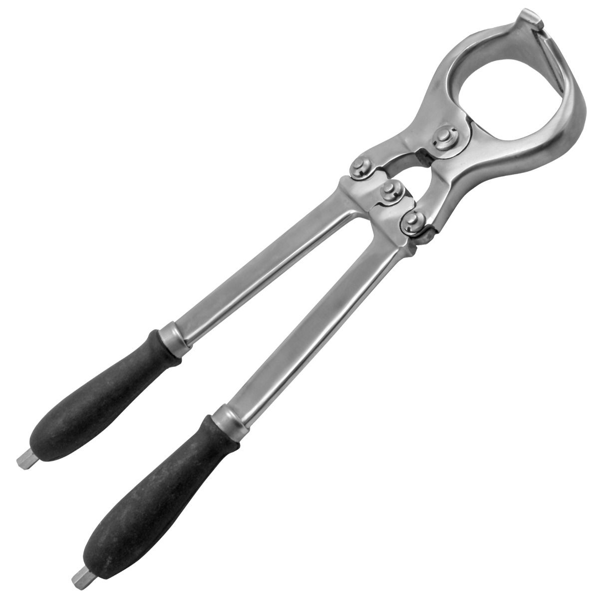 Cleste PRIMA articulat, emasculator pentru castrare nesangeroasa 37 cm, latime activa 45 mm, inox