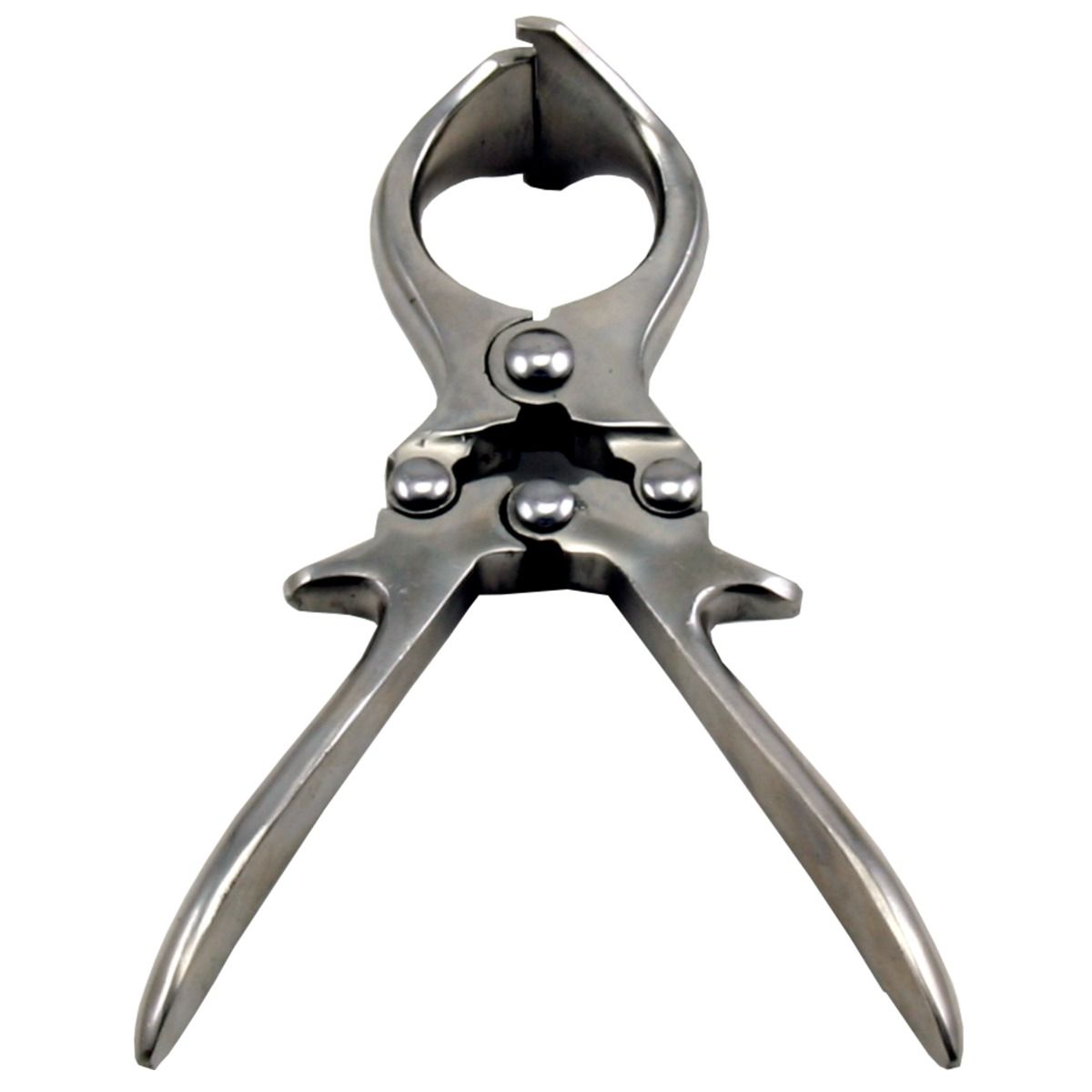 Cleste PRIMA articulat, emasculator pentru castrare nesangeroasa 22 cm, latime activa 32 mm, inox