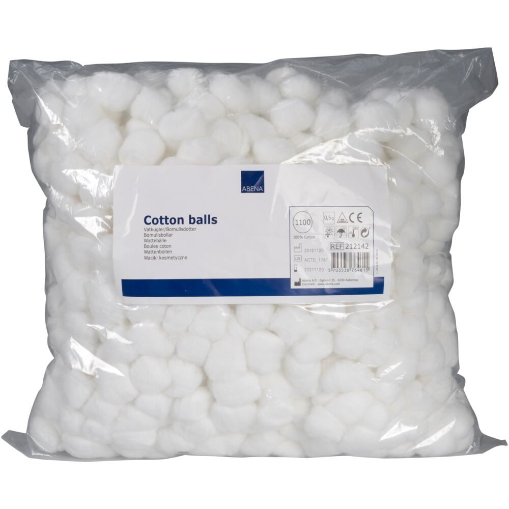 Bulete de vata absorbante, de uz stomatologic - 1100 bucăți/punga