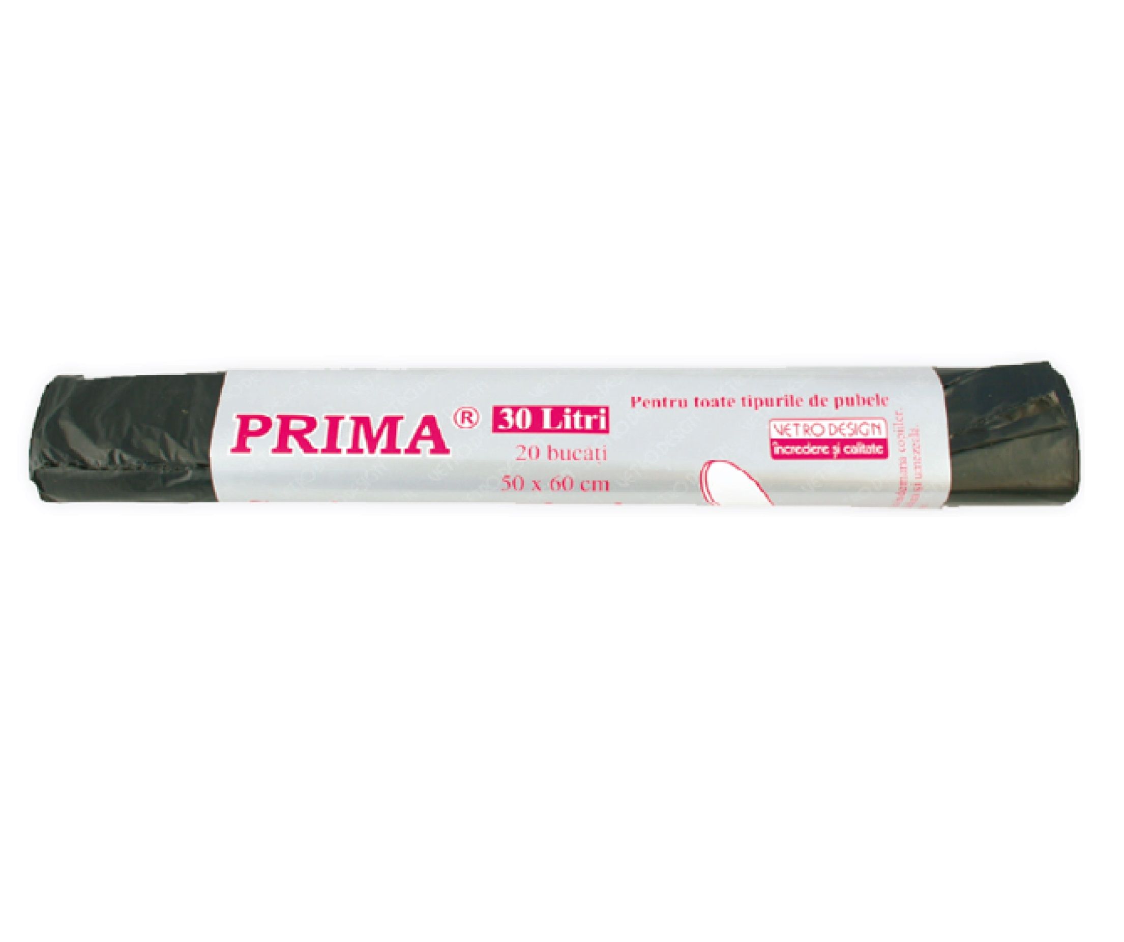 Saci menaj PRIMA, negri, 30L - 20 bucati