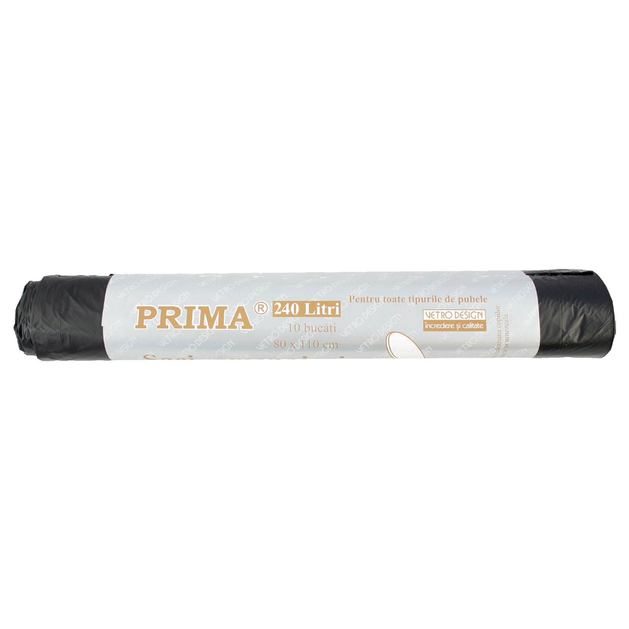 Saci menaj PRIMA, negri, 240L - 10 bucati