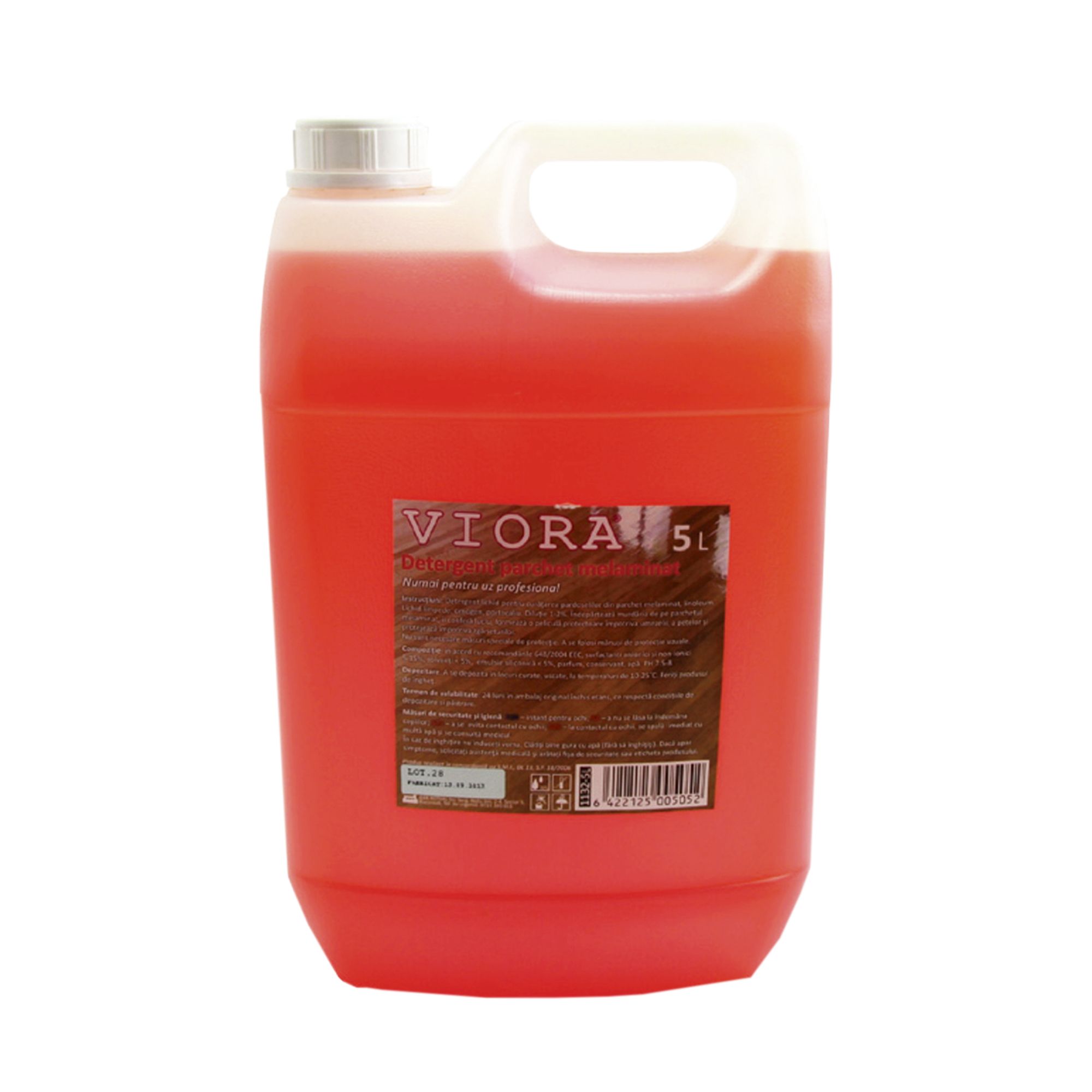 Detergent lichid Viora pentru parchet melaminat, 5 litri