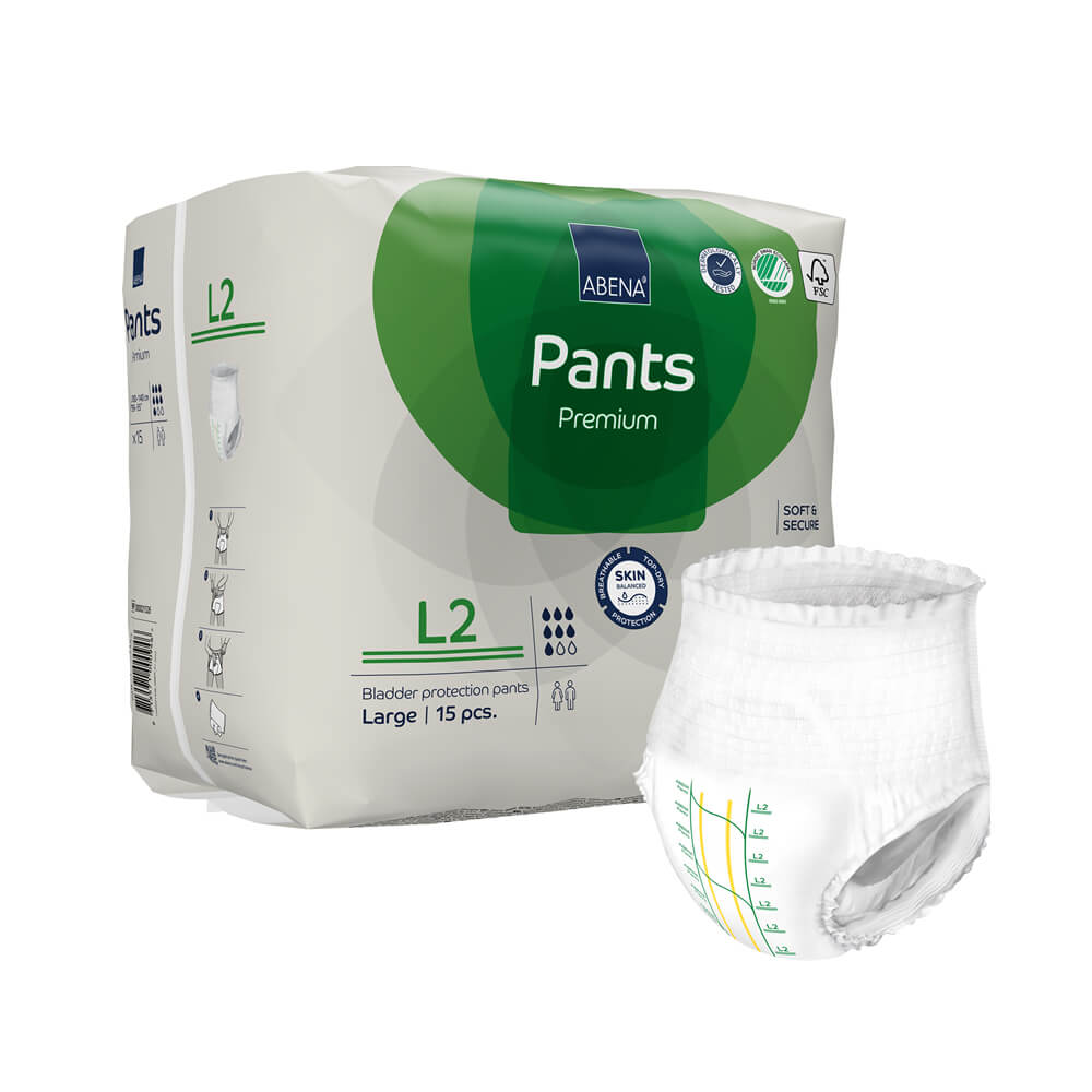 Abena Pants L2, chilot incontinenta adulti 1900 ml - 15 bucati