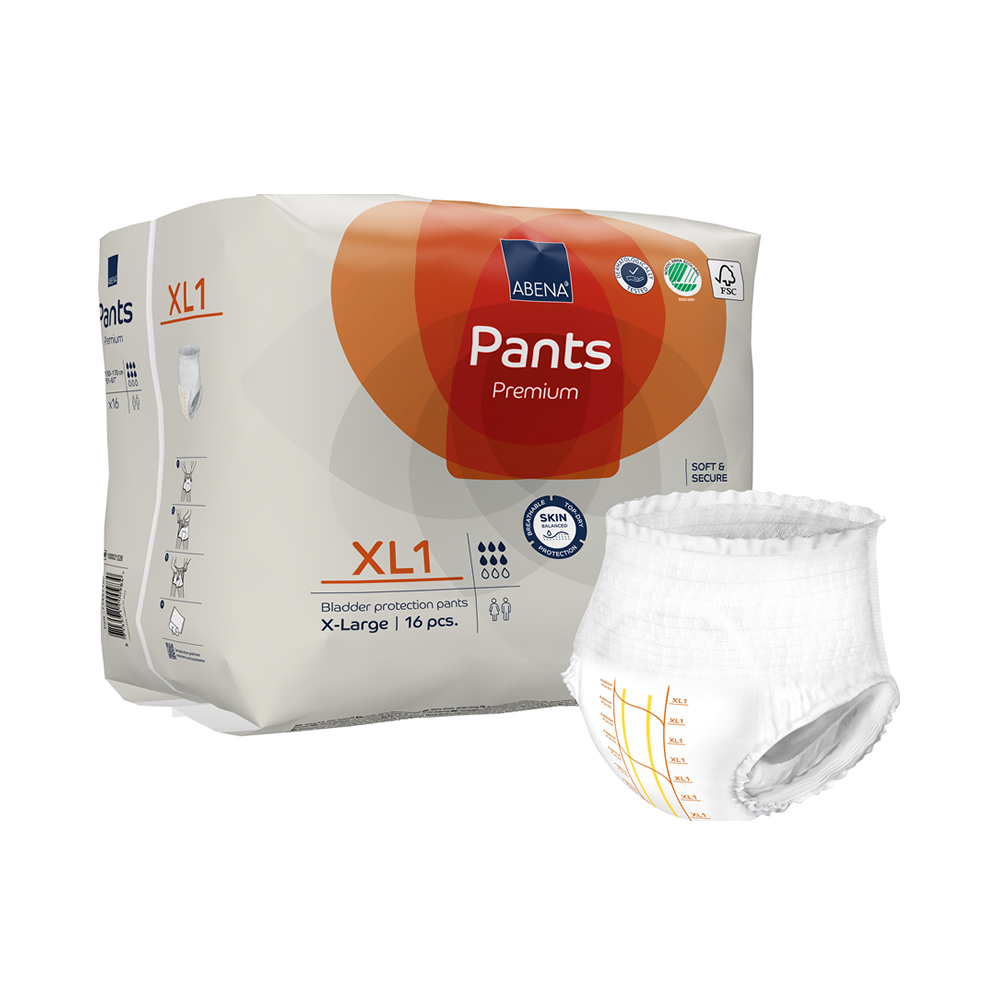Abena Pants XL1, chilot incontinenta adulti 1400 ml - 16 bucati