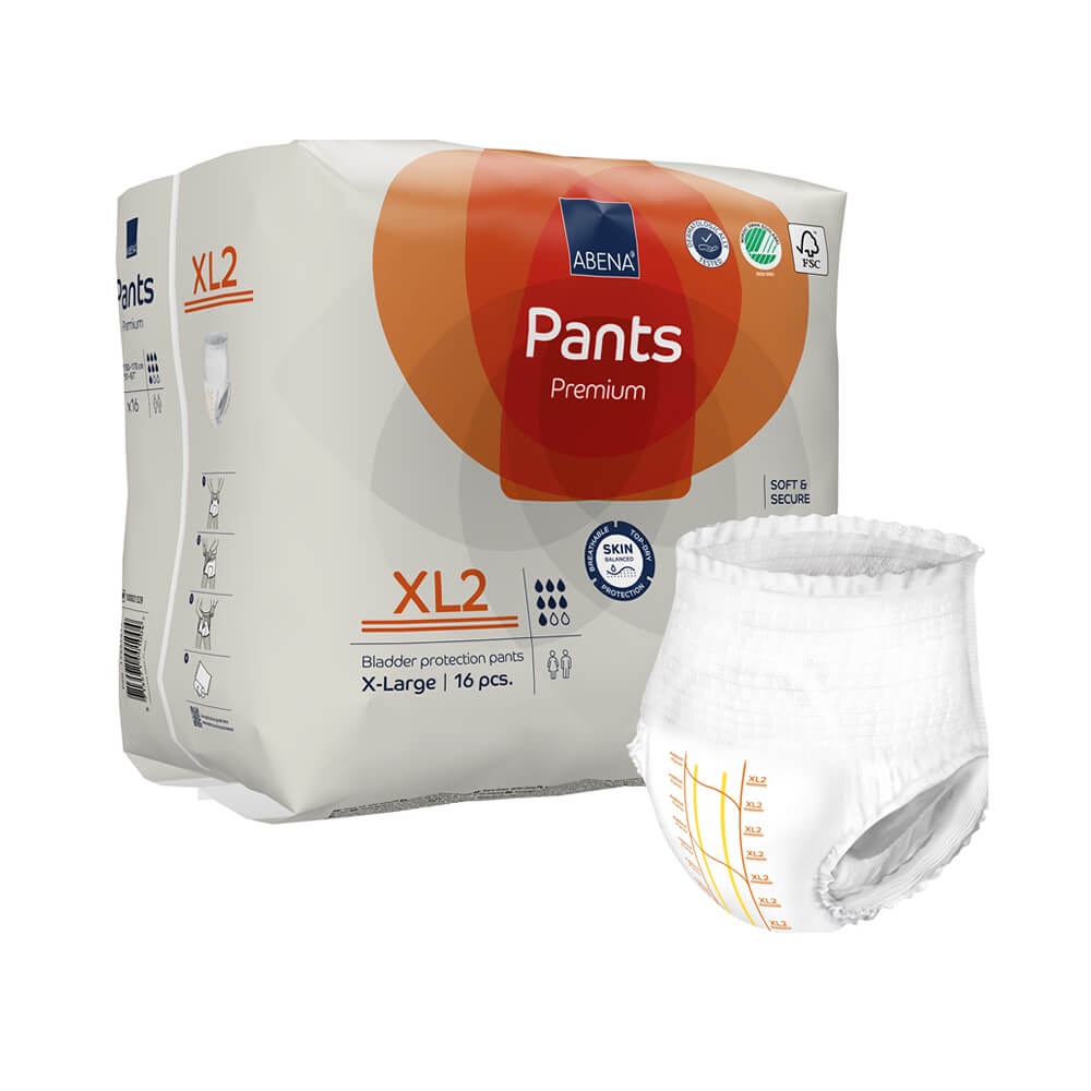 Abena Pants XL2, chilot incontinenta adulti 1900 ml - 16 bucati