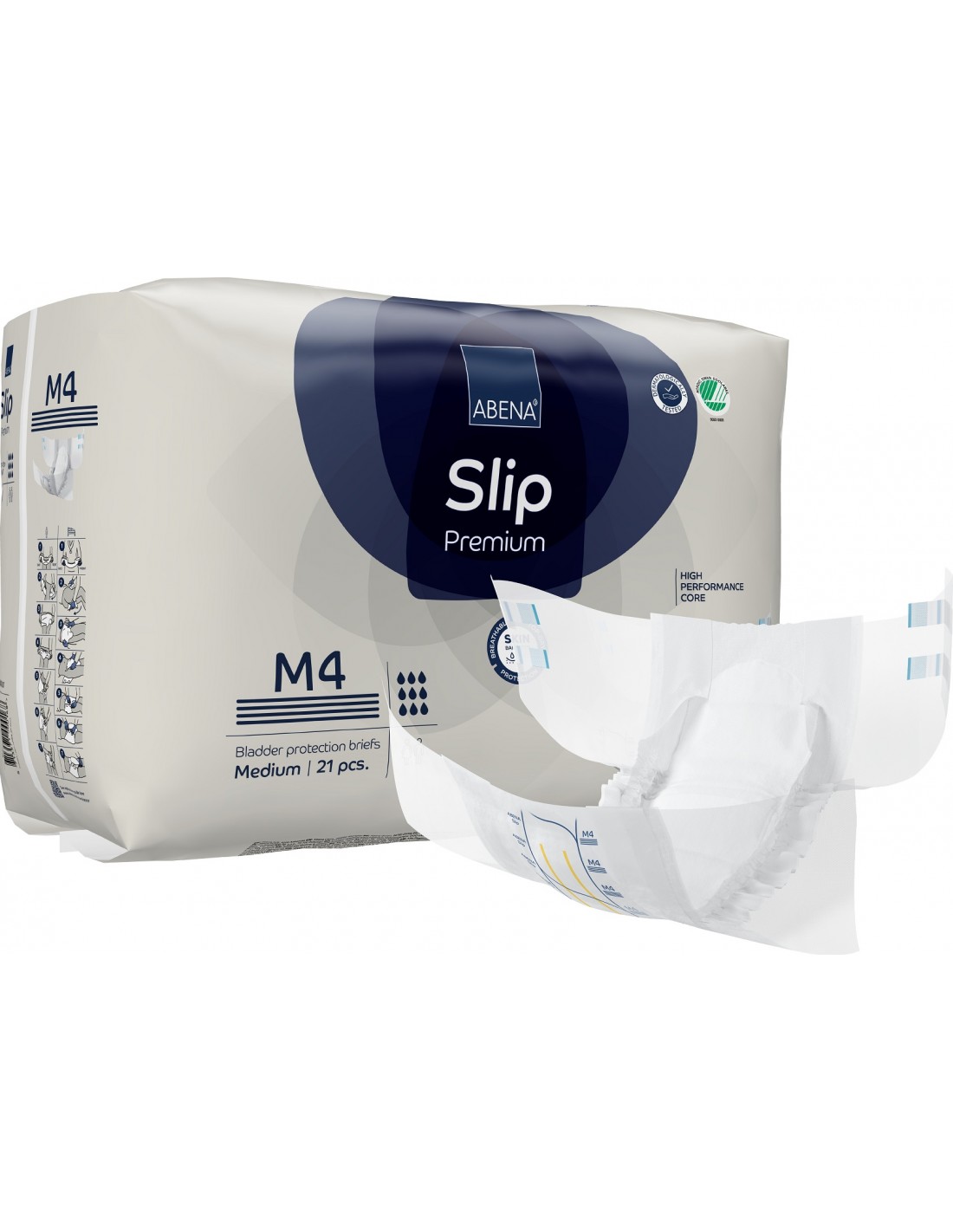 Abena Slip - Scutece incontinenta adulti premium - M4 - 3600 ml - 21 buc