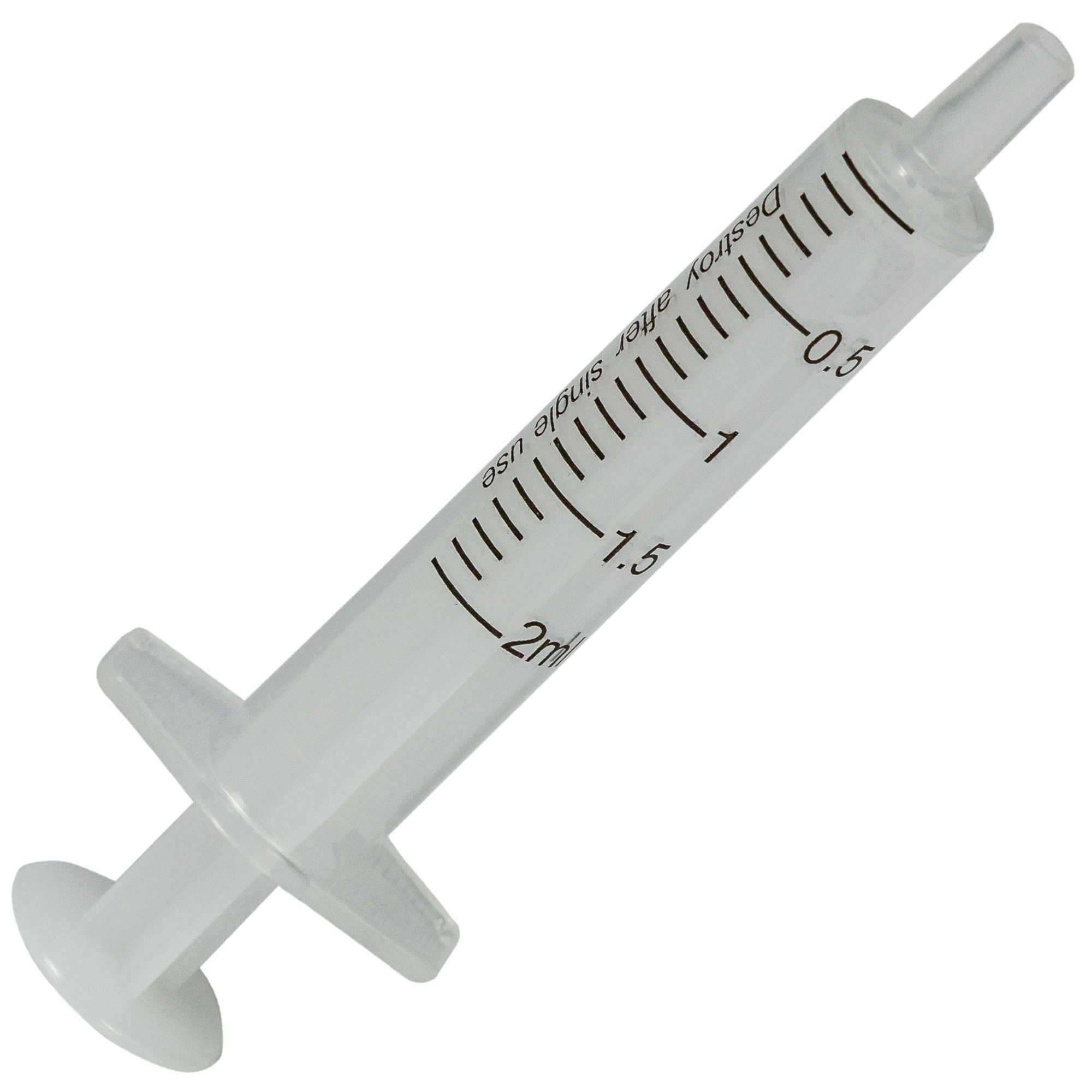 Seringi 2/2.5ml, fara ac, Luer Slip, din 2 parti - 100 bucati