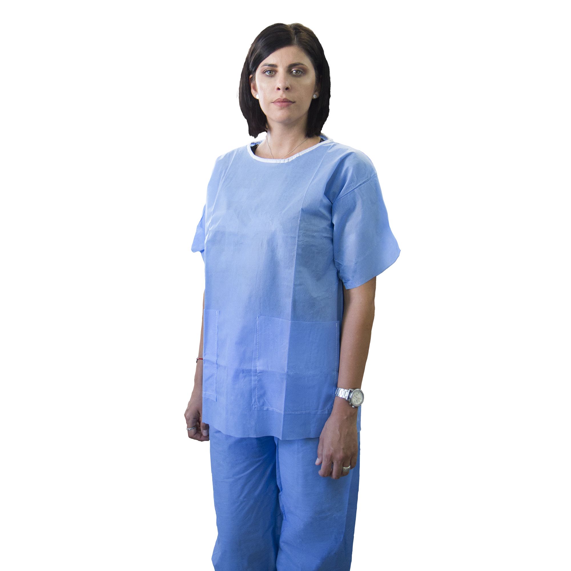 Costum pijama unica folosinta PRIMA, albastru
