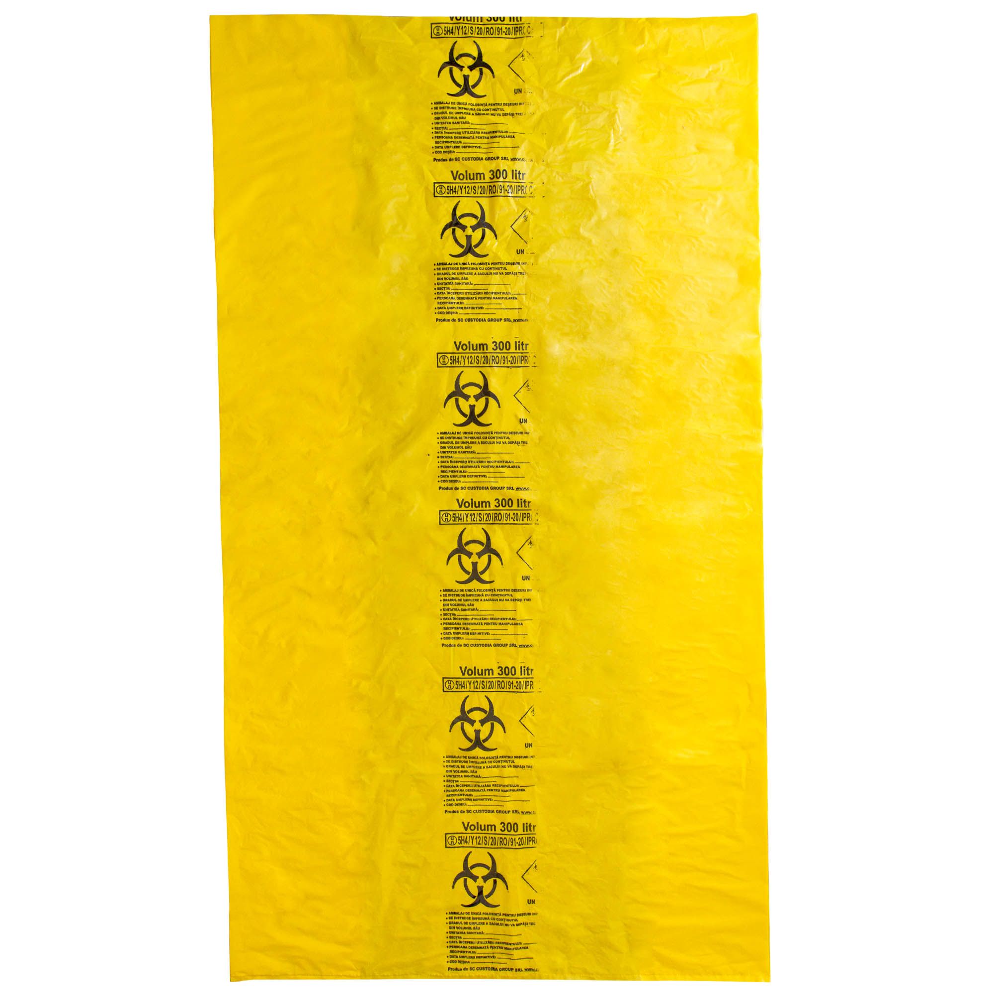 Saci Galbeni BIOHAZARD ADR 240-300litri 50buc/set