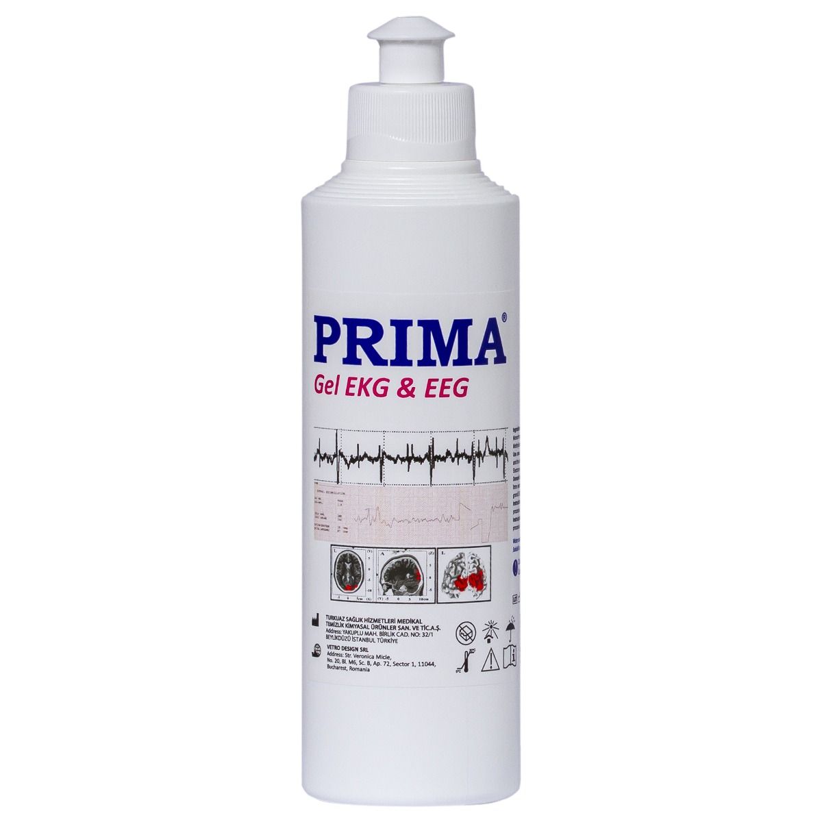 Gel pentru ECG (EKG) & EEG & EMG & EOG in flacon dispenser 250 ml
