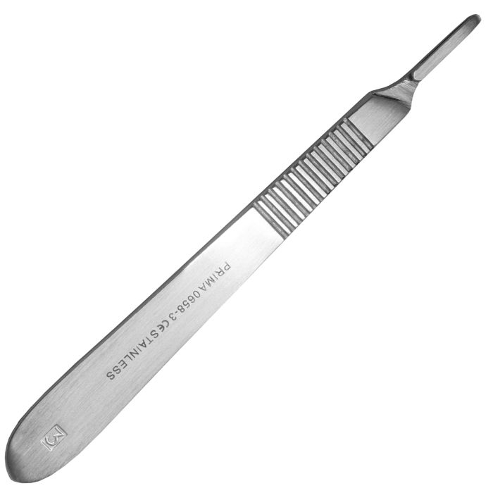 Maner bisturiu inox nr. 3 pentru lame 10-17 - 1 bucata
