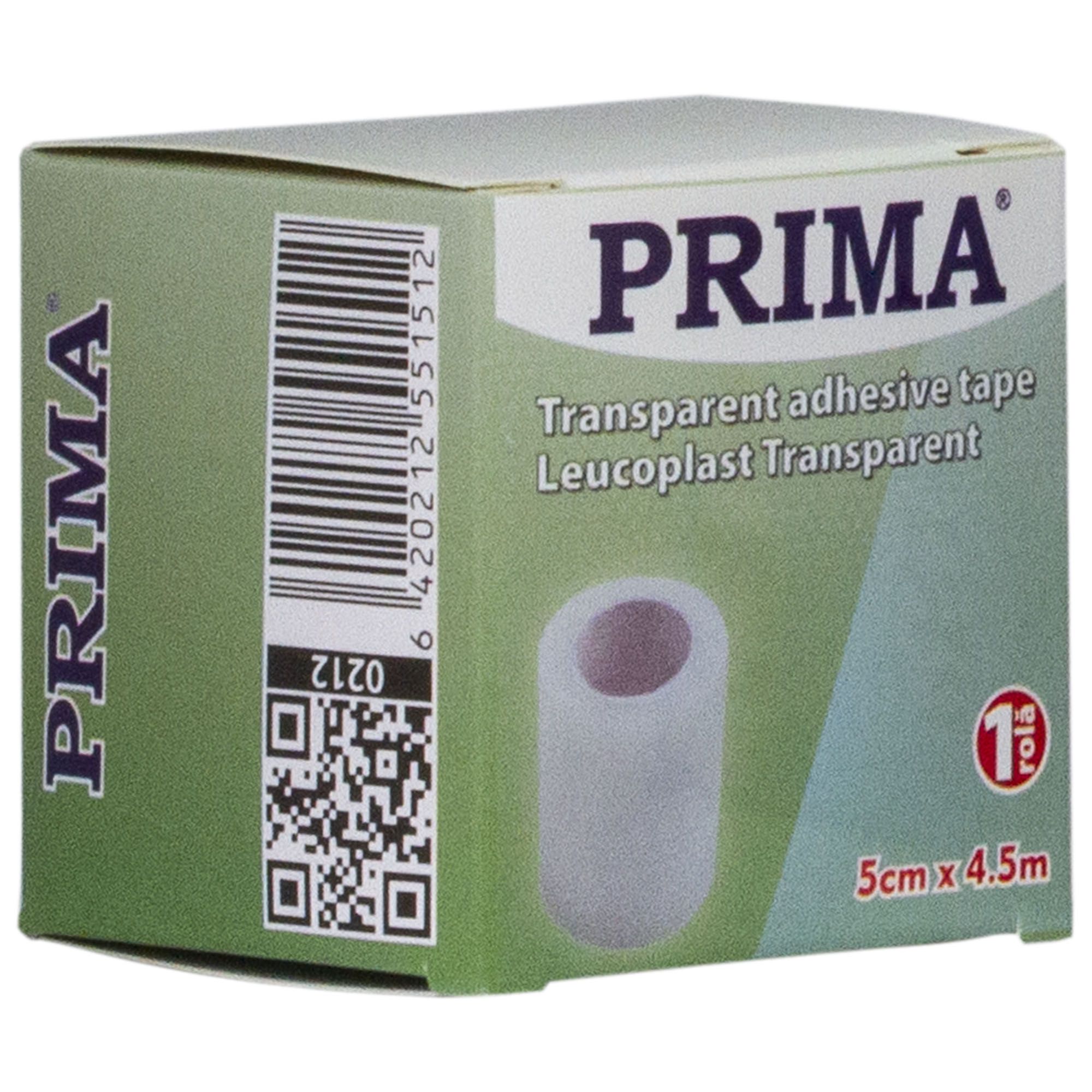 Leucoplast TRANSPARENT 5,00cmx4.5m 1 rola