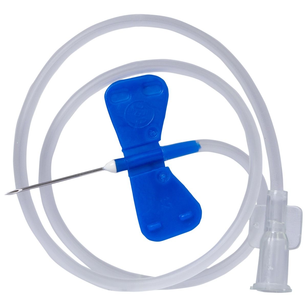 Microperfuzoare sterile (fluturasi) cu ac 23G - albastre - 100 bucati