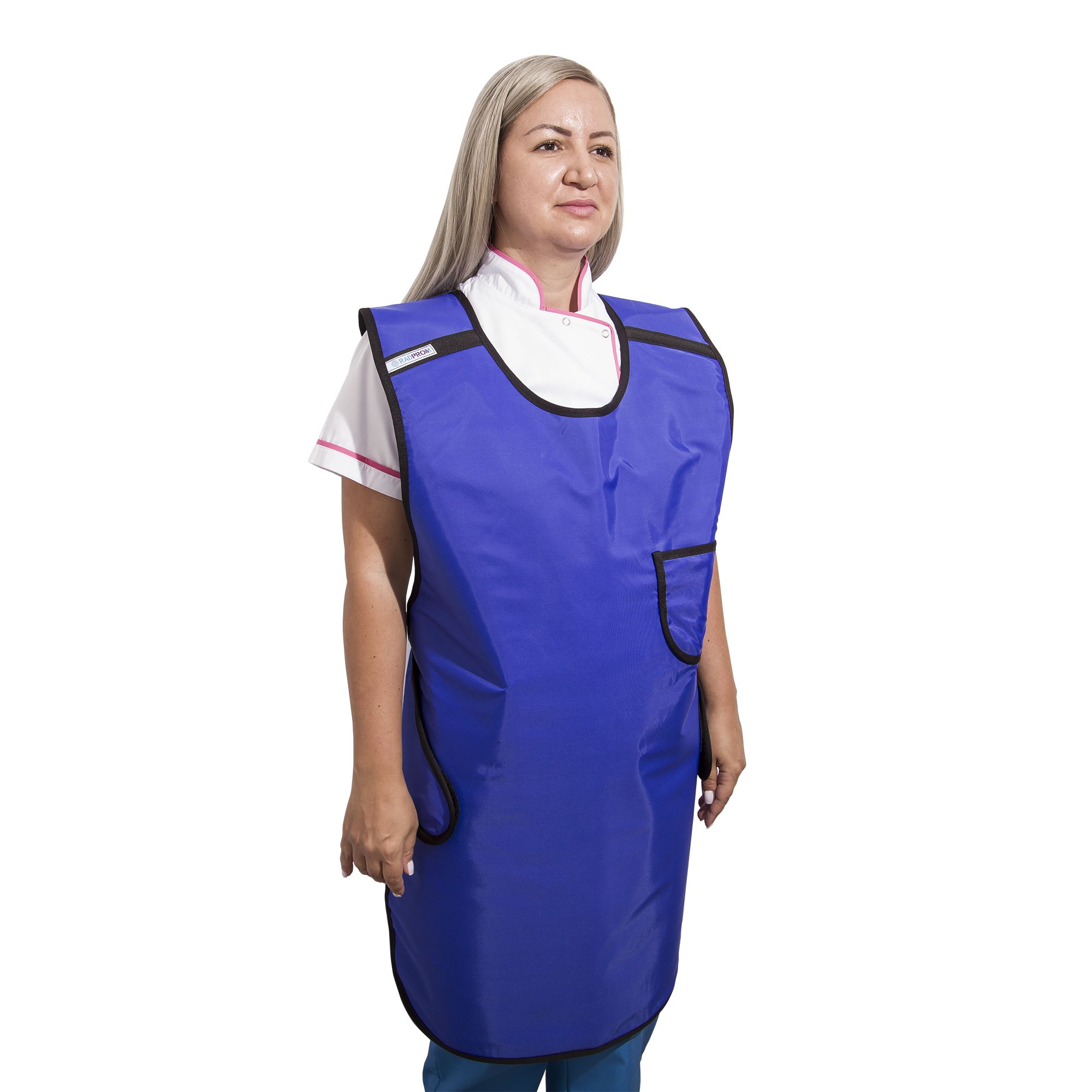 Sort chirurgical protectie radiologica, 0.50mm Pb, 60x100cm, albastru