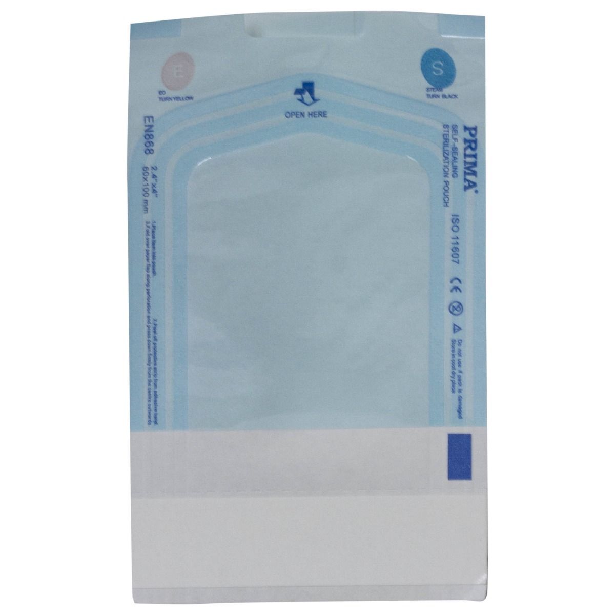 Pungi autosigilante sterilizare Autoclav/EO PRIMA, 60x100mm(40x50mm), 100 bucati