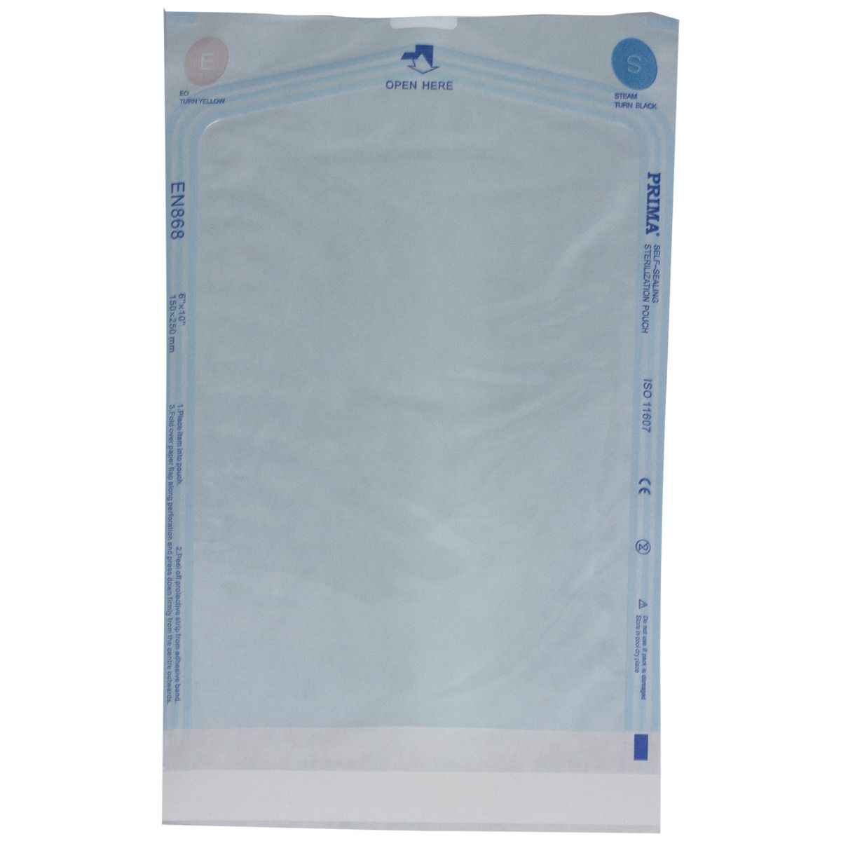 Pungi autosigilante sterilizare Autoclav/EO PRIMA, dimensiuni 150x250mm - 100 bucati