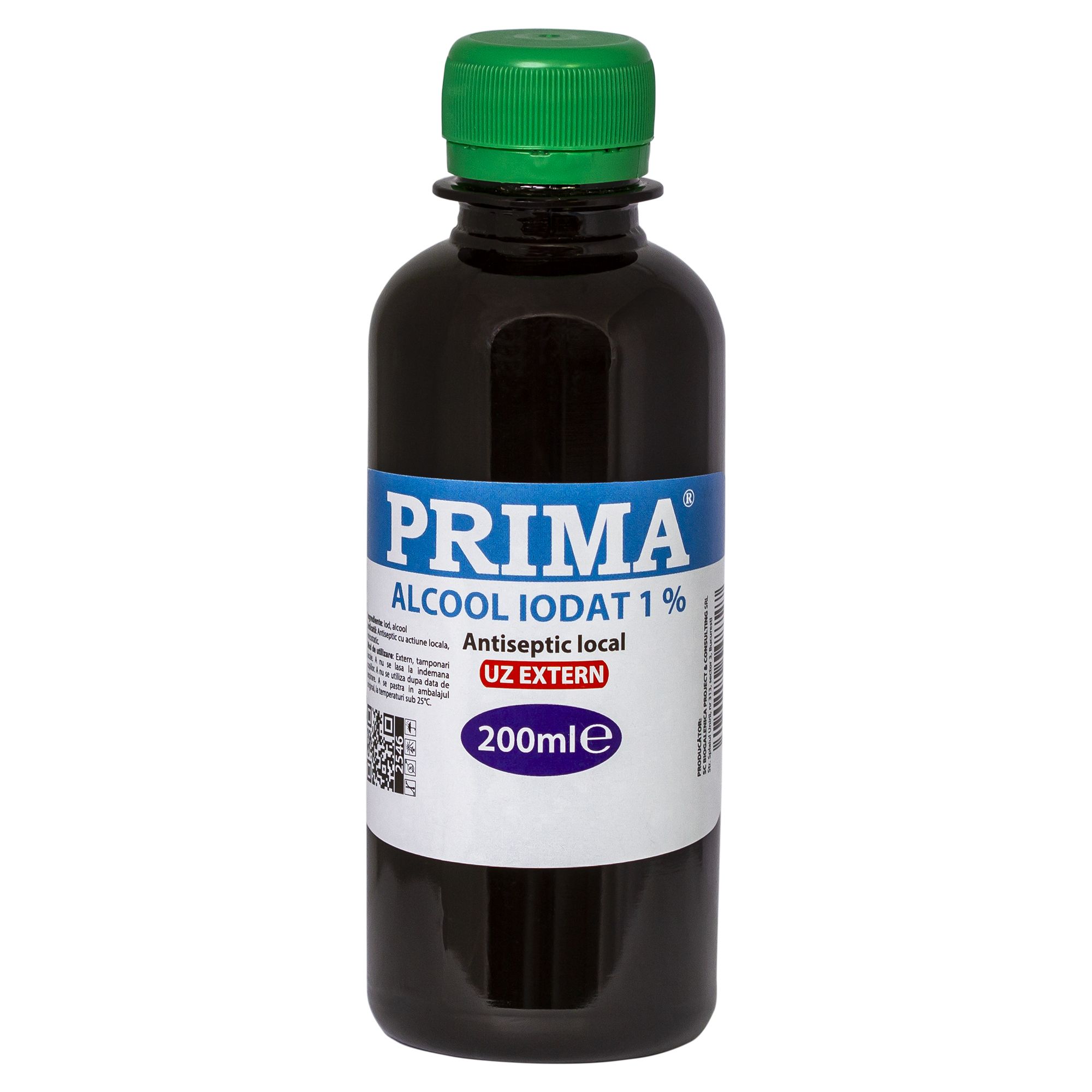 Alcool iodat 1%, 200 ml