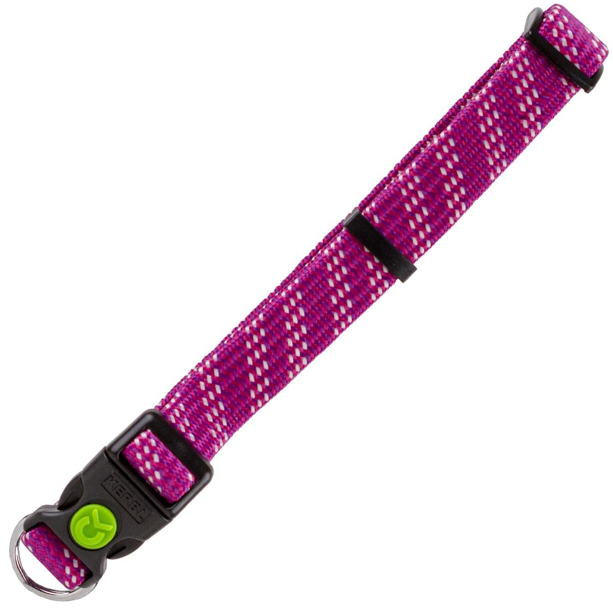 Zgarda pentru caini mari fuchsia 40-65 cm, latime 20 mm, reglabila, nylon-polipropilena, durabila, Colorado