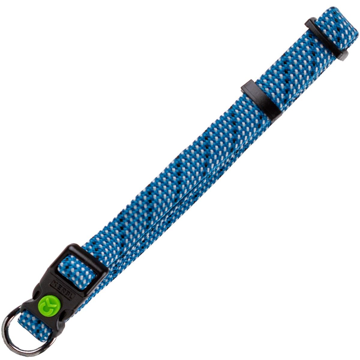 Zgarda pentru caini medii albastra 35-55 cm, latime 20 mm, reglabila, nylon-polipropilena, durabila, Colorado