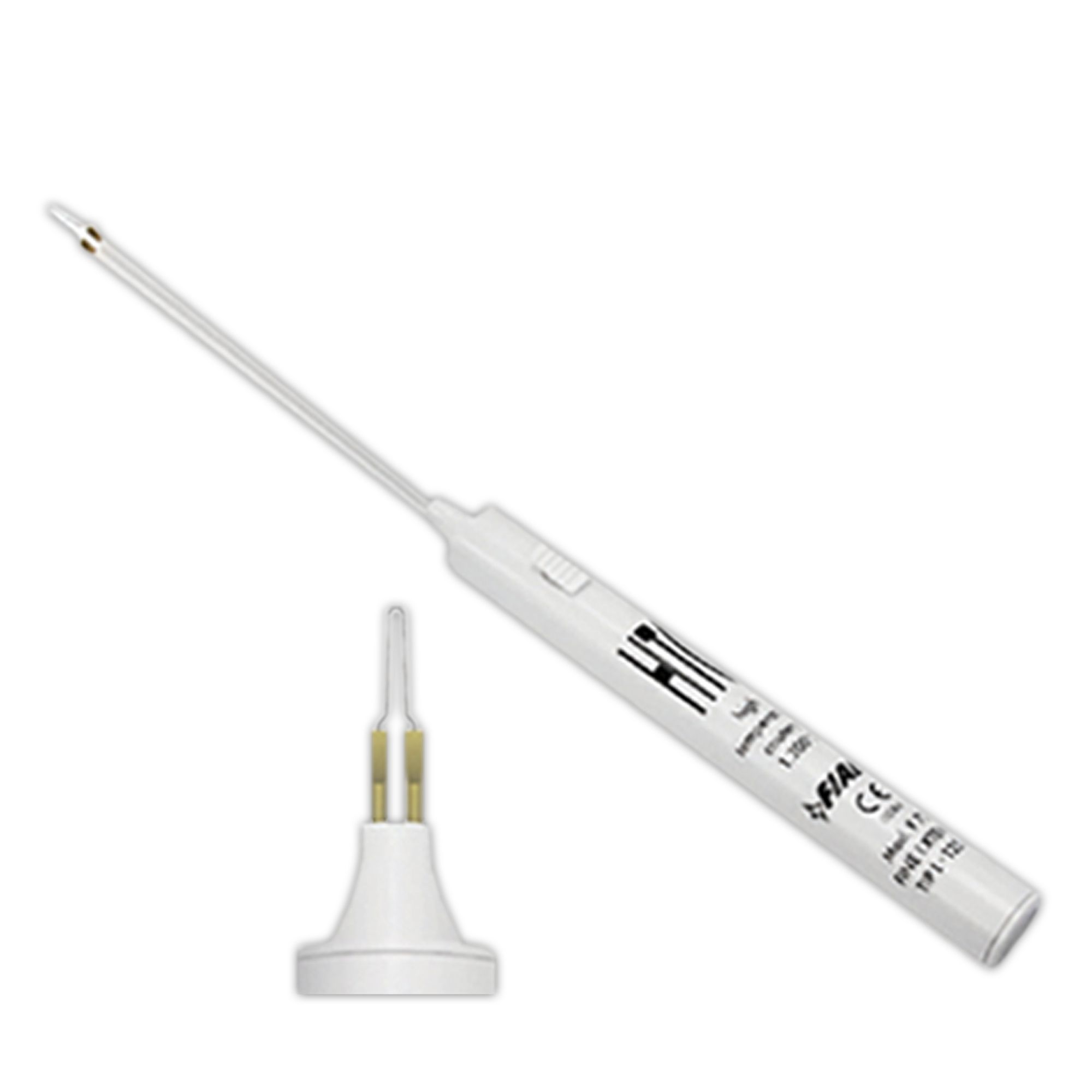 Electrocauter bipolar F7277, de unica folosinta, 1200°C, varf fin extra lung pentru interventii complexe, 125x290mm