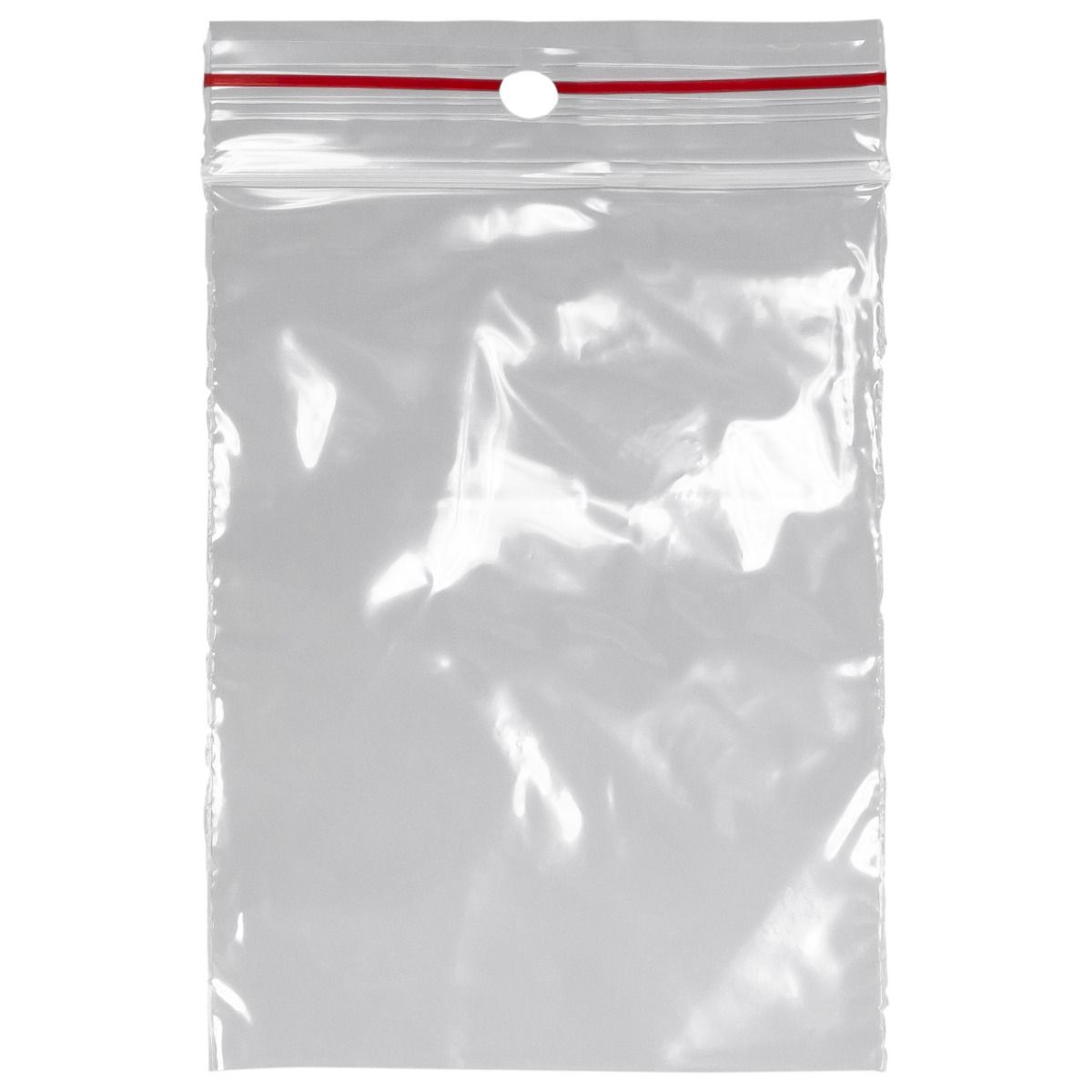 Pungi cu fermoar ZIPLOCK PRIMA 60x85 mm, transparente, reutilizabile pentru ambalare si depozitare, set 100 bucati