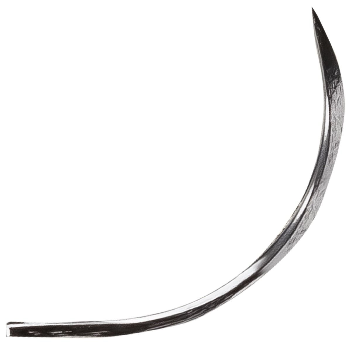 Ace chirurgicale veterinare tip BN, cu varf triunghiular (reverse cutting), 3/8 Curb, cu 1 ochi, lungime 16mm, nesterile, din inox, 12 bucati