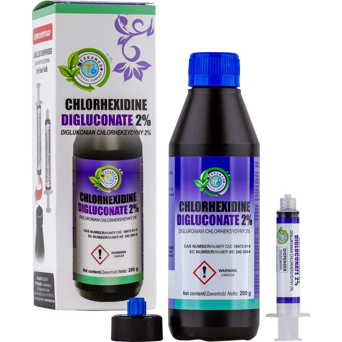 Digluconat de clorhexidina 2%, pentru curatarea canalelor radiculare, 200g