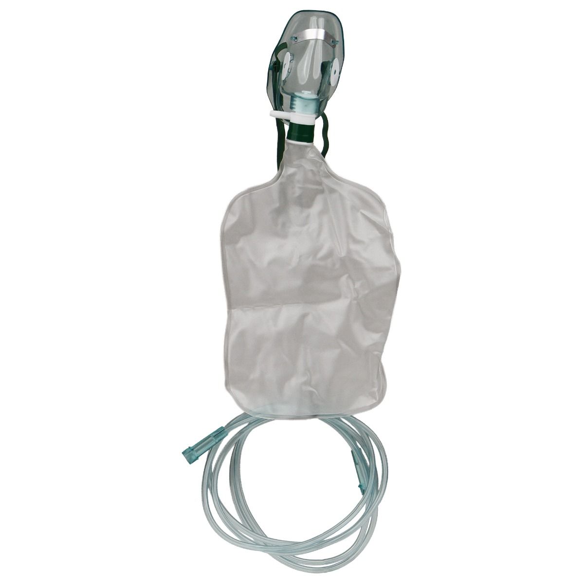 Masca de oxigen cu rezervor 600ml, M, pentru copii, PRIMA, alb/verde