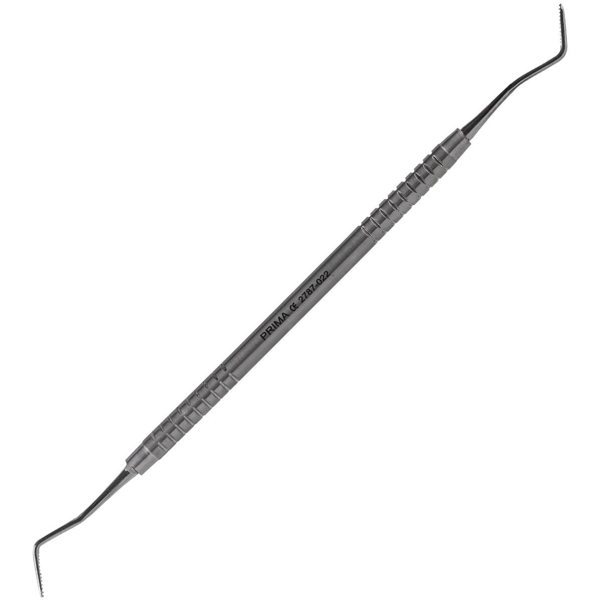 Instrument fir retractie gingivala PRIMA, 0.22mm distanta dinti, 2 capete rotunde Ø 1.5mm, lungime 12cm, otel inox