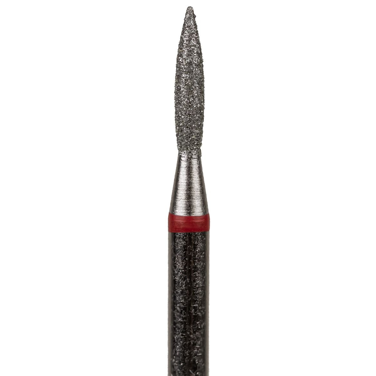 Bit diamantat flacara rosu 2.3 mm pentru cuticule
