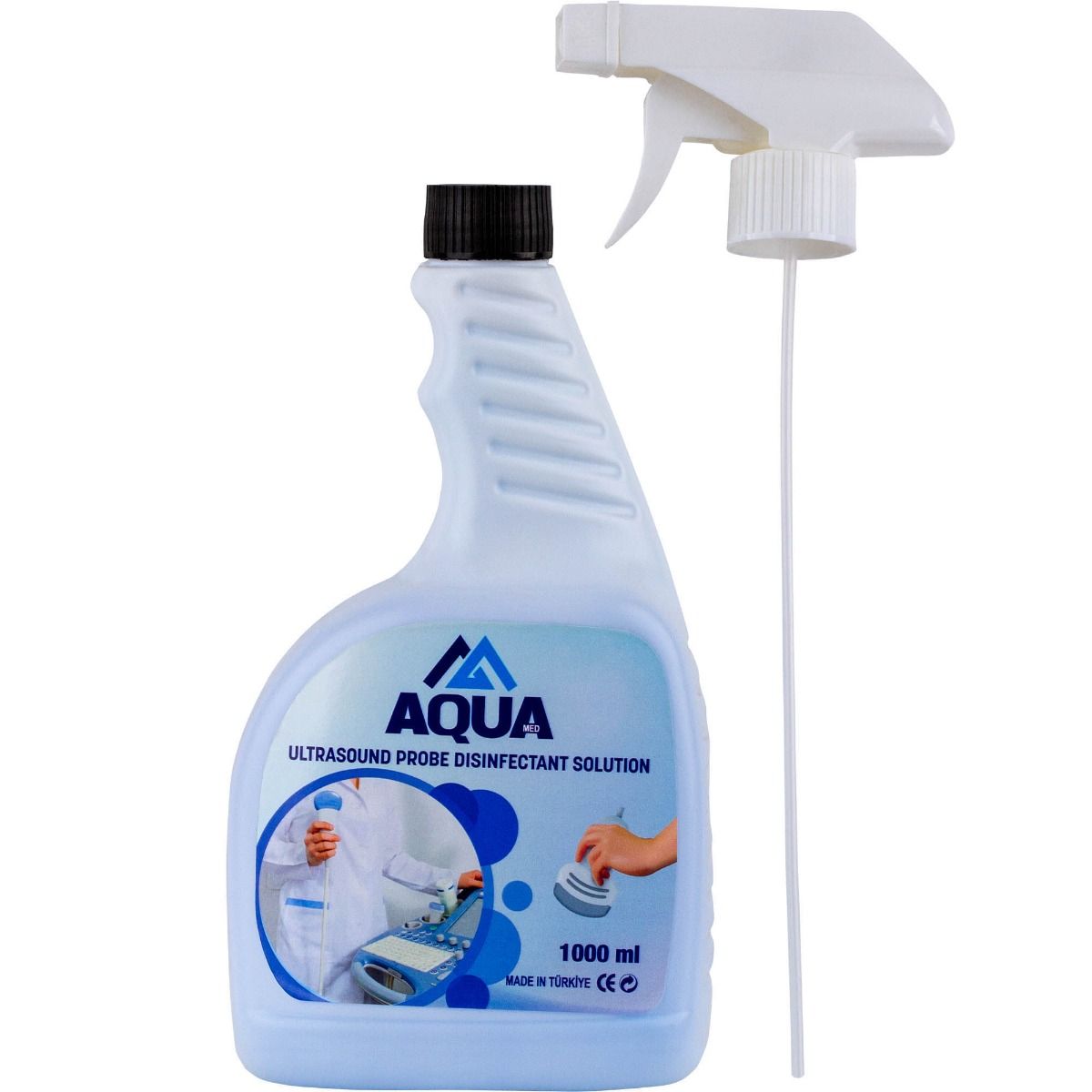Solutie de curatare sonde ecograf 1000 ml - spray profesional pentru traductoare cu ultrasunete