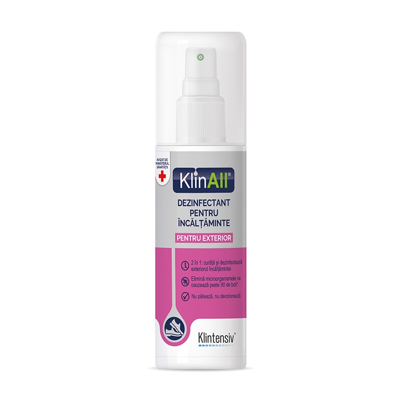 KlinAll dezinfectant spray pentru exteriorul incaltamintei