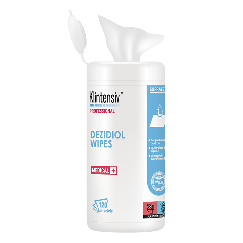 Dezidiol Wipes servetele dezinfectie suprafete cu alcool TP2