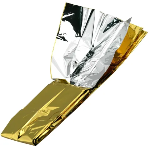 Patura izoterma, PRIMA, 210x160cm, auriu-argintiu