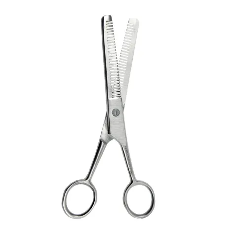 Foarfeca pentru filat parul pe 2 parti, din inox, PRIMA, 16cm