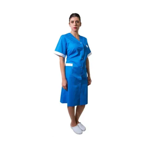 Halat lung camerista ZOE Premium, maneca scurta