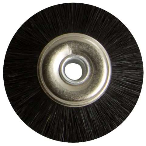 Perie neagra nylon, foarte rigida, pentru lustruirea protezelor, 49mm, PRIMA