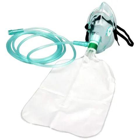 Masca de oxigen cu rezervor 1000ml, XL, pentru adulti, PRIMA, alb/verde