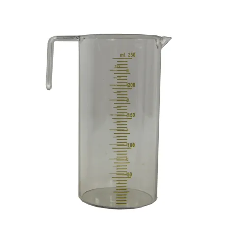 Pahar gradat, 250 ml, transparent, 1 bucata