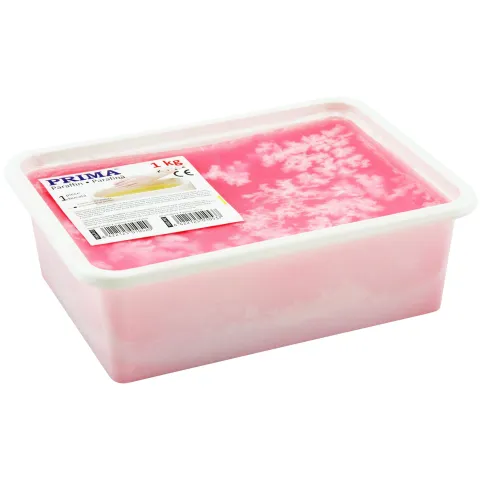 Parafina cosmetica cu aroma de piersica, PRIMA, roz, 1 kg, tratamente corporale