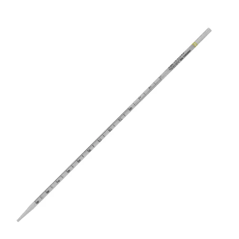 Pipeta serologica sterila 1 ml, gradata, din polistiren, de unica folosinta, pentru laborator si uz medical
