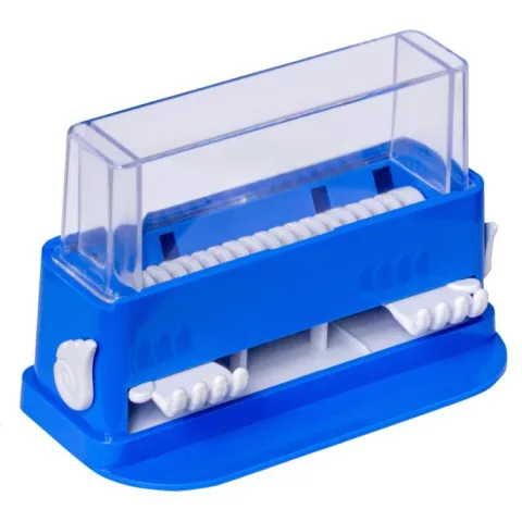 Dispenser PRIMA pentru aplicatoare, plastic, albastru, pentru uz stomatologic
