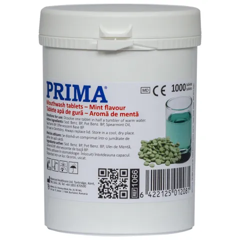 Tablete pentru apa de gura cu aroma naturala de menta - 1000 tablete