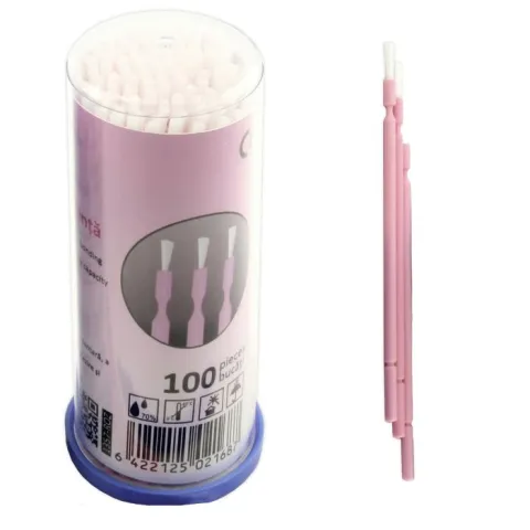 Periute aplicatoare PRIMA pentru bonding demineralizant, de unica folosinta, roz, 50x110 mm, 100 bucati